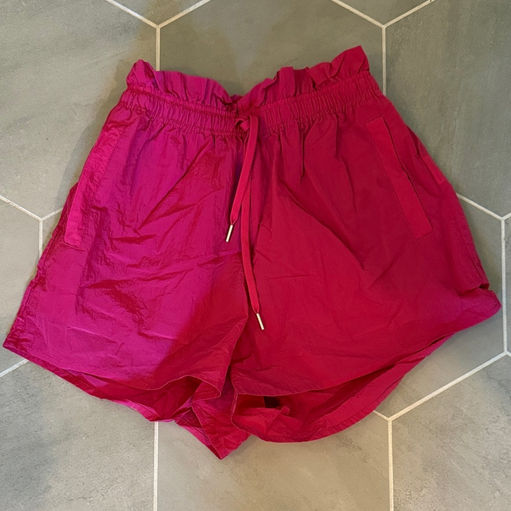 Varley Women's Tulair Pink Drawstring Shorts S